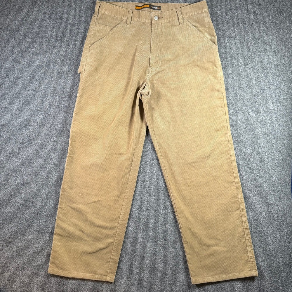 Levi's SilverTab Carpenter Pants Mens 33x30 Tan Corduroy Utility Workwear